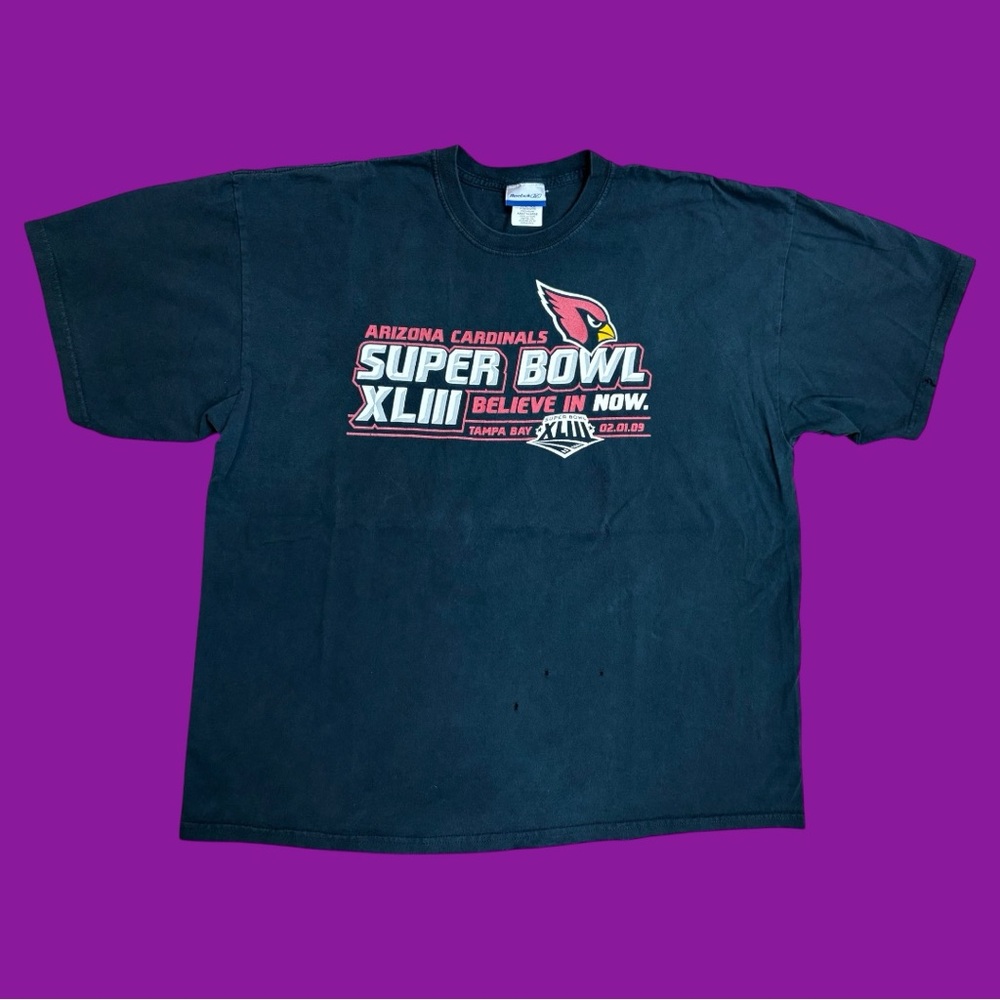 Y2K Reebok Arizona Cardinals Super Bowl XLIII Tee